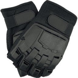 Jackal Gear Taktiska Handskar Halvfinger (Färg: Svart, Storlek: Small)