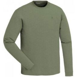 Pinewood Peached L/S T-Shirt 5404 (Färg: Mellangrön, Storlek: XL)