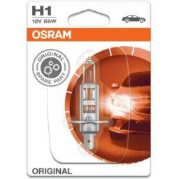 Osram Halogenlampa H1 Original 12V 55W
