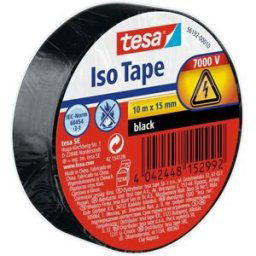Tesa Isoleringstejp, svart