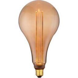 Gelia LED-lampa, Deco Droppe, S165 E27, Amber 2,8 W