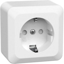 Gelia Vägguttag, utanpåliggande, jordat, Connect 2 Home