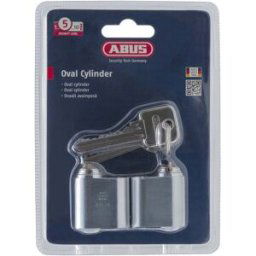 ABUS Ovalcylinder med 5 nycklar, 2-pack