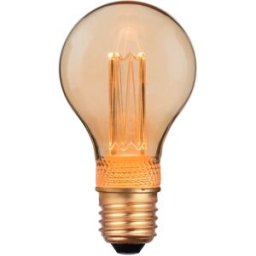 Gelia LED-lampa, Deco Normal, A60 E27, Amber, 2 W
