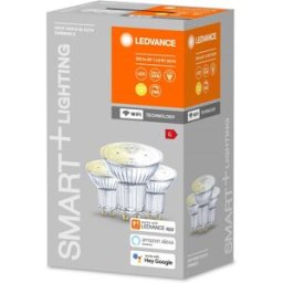 Ledvance LED-lampa, Smart+ WiFi, PAR16, Spot GU10, dimbar, 4,9 W, 3-pack