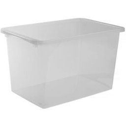 Nordiska Plast Förvaringsbox Store It, 60 L, transparent