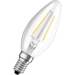 LED-lampa, Kron/CL B, klar, E14