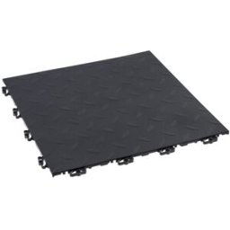 PELA Garagegolv Durk, grafit-grå, 38x38 cm, 2 m²