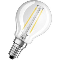 Osram LED-lampa, Klot/CL P, klar, E14