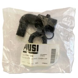 Slangansl. plast 90gr utv 1" r-3/4 sl