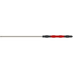 Spolrör 1000mm 1/4" Utv Rostfri Easyturn St-97 Röd-svart