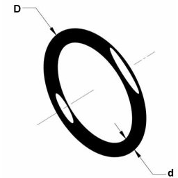 Hbs50 O-ring Svart Teseo