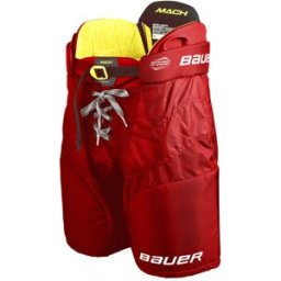 Bauer Supreme Mach Pant Youth, Röd, M
