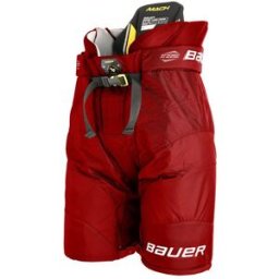 Bauer Supreme Mach Pant Intermediate, Röd, M