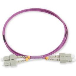 Eurolan 41f-40-Sc-Sc-03 Fiberkablage 3 M, Lila, Anslutningsdon & Kablar