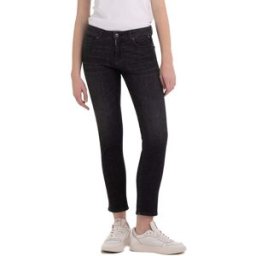 Replay Slim Fit Faaby Jeans Dam, Black, 27/30