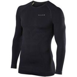 Falke MW Long Sleeve Shirt Herr, Svart, L
