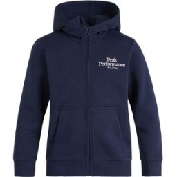 Peak Performance Original Zip Hood Junior, BLUE SHADOW, 130