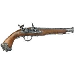 HFC Flintlock Gas Pistol 6mm - Silver