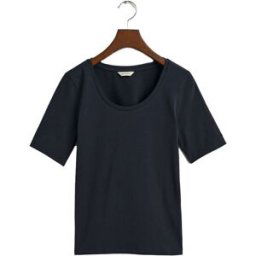GANT Scoop Neck Top Dam, EVENING BLUE, XS