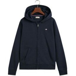 GANT Shield Zip Hoodie Junior, EVENING BLUE, 122-128
