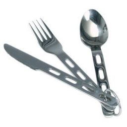 Mil-Tec Camping Bestick Rostfritt