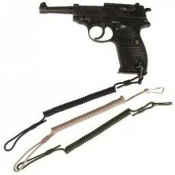 Mil-Tec Pistol Coiled Cable Lanyard (Färg: Coyote)