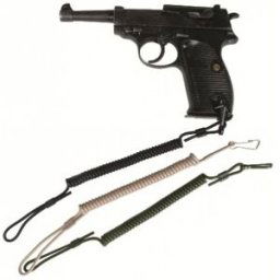 Mil-Tec Pistol Coiled Cable Lanyard (Färg: Oliv)