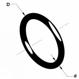 Ap25 o-ring blå teseo