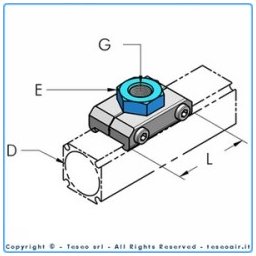 Ap25 anslutn.platta inv g3/8"bsp