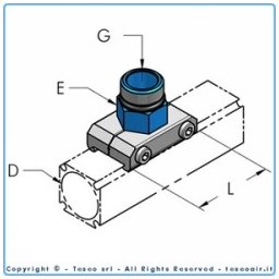 Ap40 anslutn.platta utv g1/2"bsp