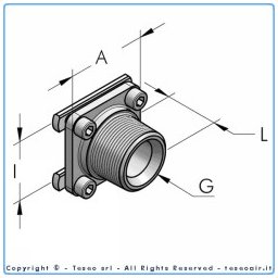 Hbs anslutningsplatta i36 utv g1''bsp