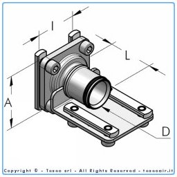 Hbs anslutningsplatta reducering i60-d50