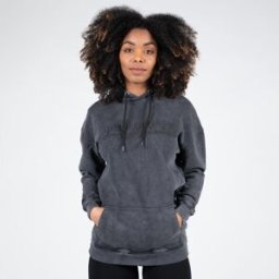 Gorilla Wear Crowley Oversized Women's Hoodie Washed Grey Xs