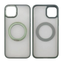 iPhone 15 Skal med MagSafe Stativ RV - Grön
