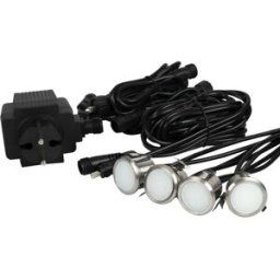 Hide-A-Lite Decklight Garden Kit Altanarmatur Rostfritt Stål, 3000 K, Belysning