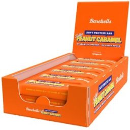12 X Barebells Soft Protein Bar 55 G Salted Peanut Caramel