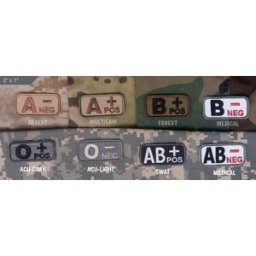 MSM - Mil-Spec Monkey MSM Patch - Blodgrupp (Blodgrupp: B Pos, Färg: ACU Light)