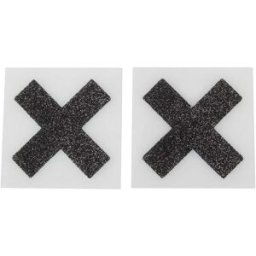 Cottelli Collection Nipple Sticker Cross Black