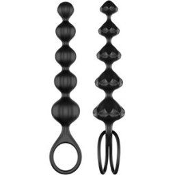 Satisfyer - Love Beads Soft Silicone Black