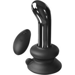 Icicles Glass Vibrator No 84 Black With Remote