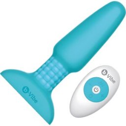 B-Vibe Rimming Plug Blue