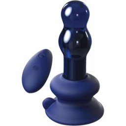 Icicles Glass Vibrator No 83 Blue With Remote