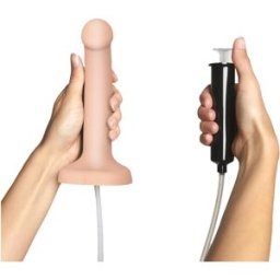 Strap-on-me Squirting Cum Semi Realistic Dildo Vanilla L