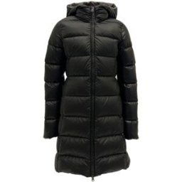 Colmar Long, Shiny Down Jacket With Fixed Hood Junior, 12, BLACK-DARK STEEL
