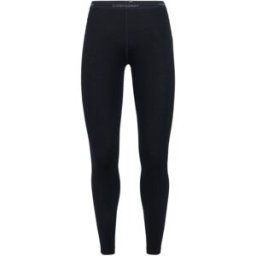 Icebreaker Tech Leggings Dam, Black, S