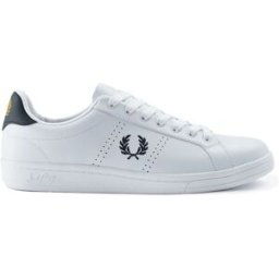 Fred Perry B721 Leather Herr, 41, 567 White/Navy