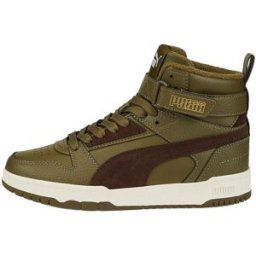 Puma RBD Game WTR Junior, 37, Deep Olive-Dark Chocolat