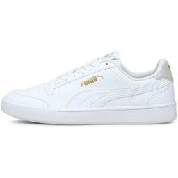 Puma Shuffle Junior, 39, Puma White-Puma White-Gray Violet-Puma Team Gold