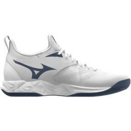 Mizuno Wave Dimension Herr, 42, White/DarkDenim/BJasper